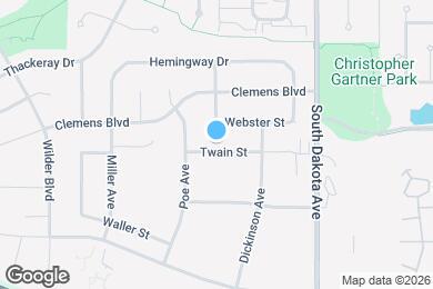 Map image of the property - 4637 Twain St