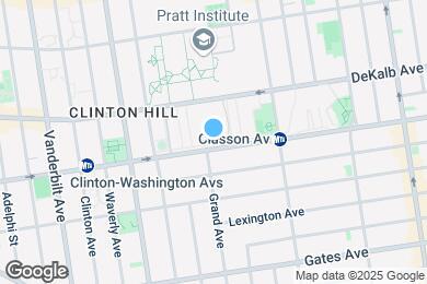 Map image of the property - 325 Lafayette Ave