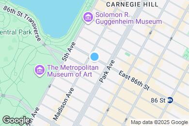 Map image of the property - 60 East 86th St