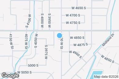 Map image of the property - 4829 3900 W St