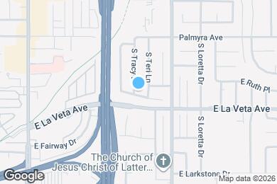 Map image of the property - 465 S Tracy Ln