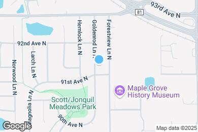 Map image of the property - 9124 Goldenrod Ln N