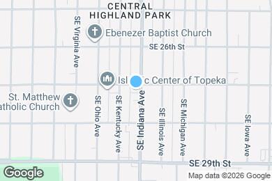 Map image of the property - 2703 SE Indiana Ave
