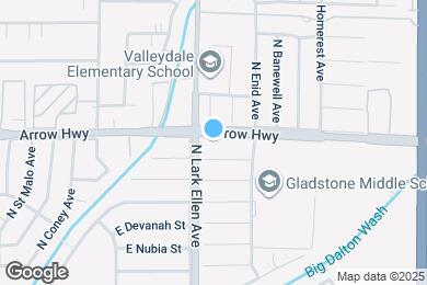 Map image of the property - 17016 E Arrow Hwy