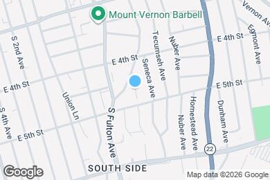 Map image of the property - 36 Oneida Ave