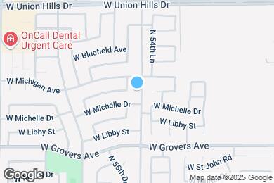 Map image of the property - 18016 N 55th Ave