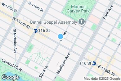 Map image of the property - E. 116th St, 5th Ave