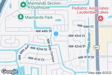 Map image of the property - 4480 NW 43rd Ct