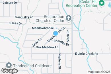 Map image of the property - 1013 Meadowbend Dr
