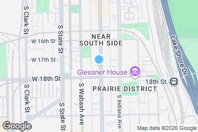 Map image of the property - 1718 S Michigan Ave