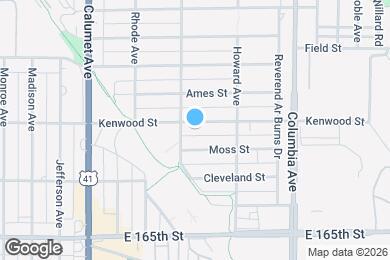 Map image of the property - 1014 Kenwood St