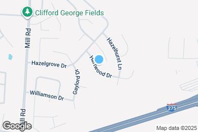Map image of the property - 1462 Hartwood Dr
