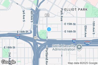 Map image of the property - 1601 Portland Ave