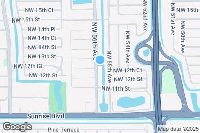 Map image of the property - 1240 NW 56th Ave