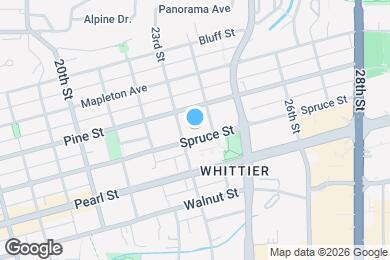 Map image of the property - 2315 Spruce St