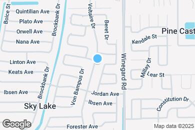 Map image of the property - 6621 Voltaire Dr