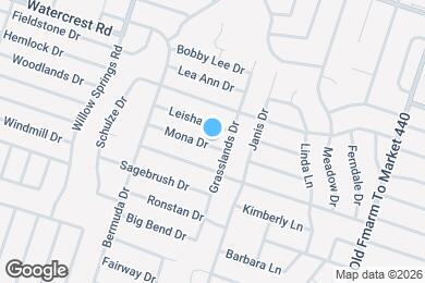 Map image of the property - 1611 Mona Dr