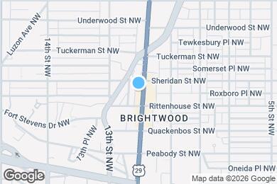 Map image of the property - 6210 Georgia Ave NW