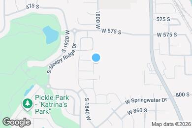Map image of the property - 693 S 1803 W