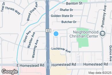 Map image of the property - 885 Burbank Dr