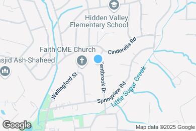Map image of the property - 619 Kentbrook Dr