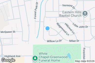 Map image of the property - 2953 Woodforest Ln