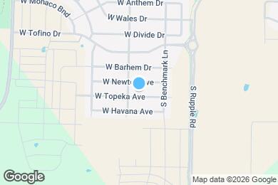 Map image of the property - 4374 W Topeka Ave