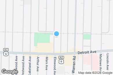 Map image of the property - 1337 Andrews Ave