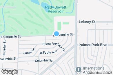 Map image of the property - 1525 E Caramillo St