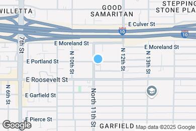 Map image of the property - 1027 North 11th St