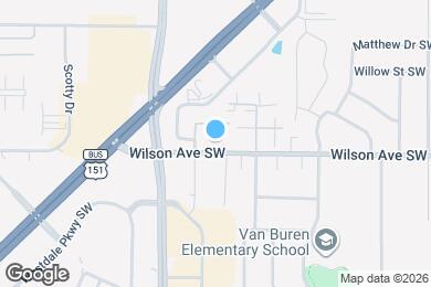 Map image of the property - 3212 Wilson Ave SW