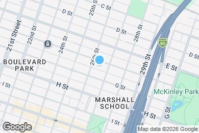 Map image of the property - 2612 F St