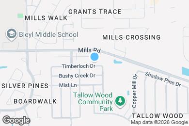 Map image of the property - 10326 Timberloch Dr
