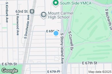 Map image of the property - 1538 E 65th Pl