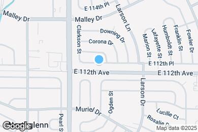 Map image of the property - 900 E 112th Pl