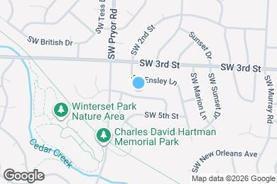 Map image of the property - 1920 SW 4th St