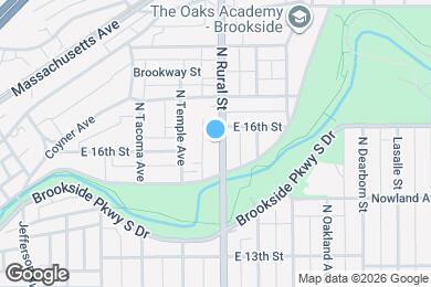 Map image of the property - 1550 N Rural St