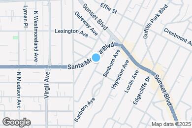 Map image of the property - 1015 Manzanita St