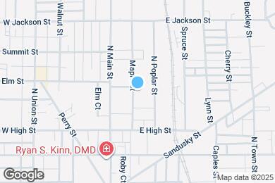 Map image of the property - 580 Maple St