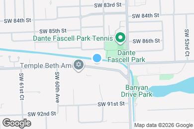 Map image of the property - 5845 SW 88th St