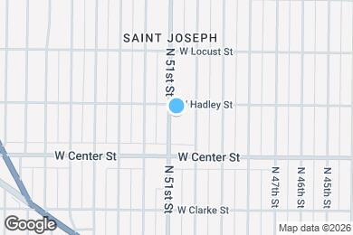 Map image of the property - 2762 N 51st St