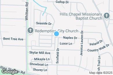 Map image of the property - 1115 Scofield Dr