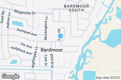 Map image of the property - 8221 Jacaranda Ave