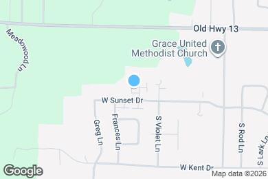 Map image of the property - 102 N Gordon Ln