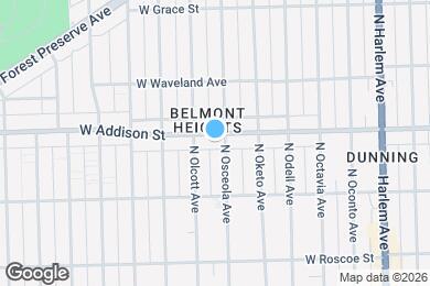 Map image of the property - 7445 W Addison St