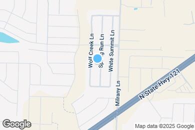 Map image of the property - 3621 Spring Run Ln
