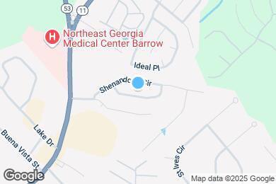 Map image of the property - 512 Shenandoah Ln