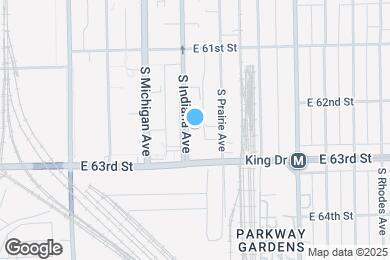 Map image of the property - 6225 S Indiana Ave