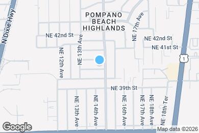 Map image of the property - 1421 NE 40th Ct