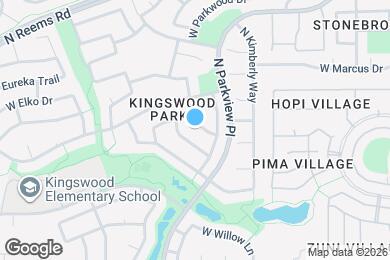 Map image of the property - 14823 W Dovestar Dr
